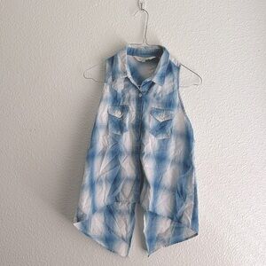 Roper open back shirt